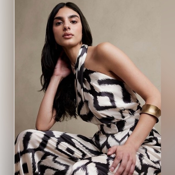 Banana Republic Pants - Ascendant Silk Jumpsuit Cosmic Ikat